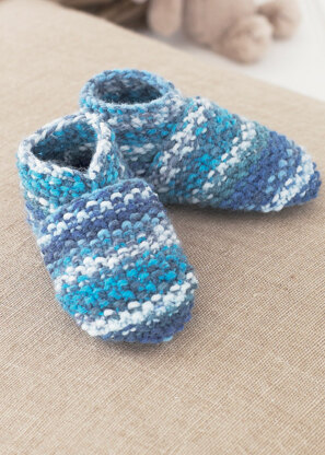 Bootees, Shoes and Boots in Sirdar Snuggly Baby Crofter DK - 1483 - Downloadable PDF