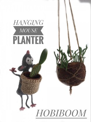 Hanging mouse planter