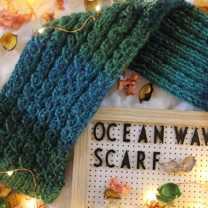 Ocean Waves Scarf