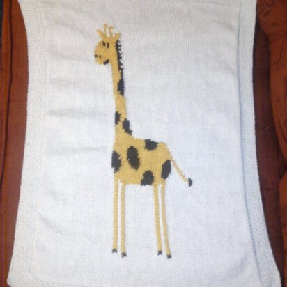 Giraffe Blanket - knitting pattern