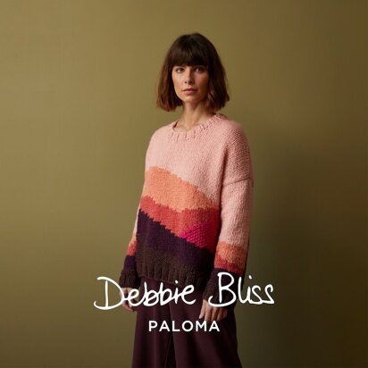 Uluru - Jumper Knitting Pattern for Women in Debbie Bliss Paloma