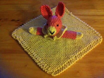 Child's bunny blanket