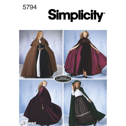 Simplicity Women's Costumes 5794 - Paper Pattern, Size A (XS,S,M,L)