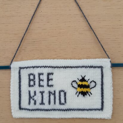 Bee KIND wall plaque