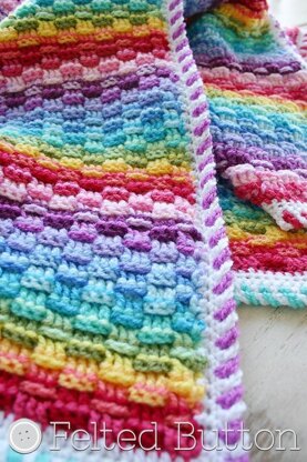 Basket of Rainbows Blanket