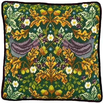 Bothy Threads Autumn Starlings Tapestry by Karen Tye Bentley Tapestry Kit - 14 x 14 Inches