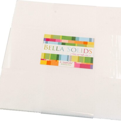Moda Fabrics Bella Solids Junior Layer Cake - Off White