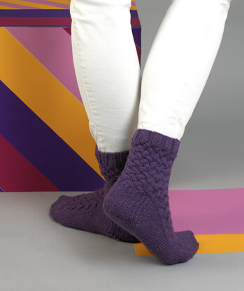 Ake Socks - Knitting Pattern For Women in MillaMia Naturally Soft Sock