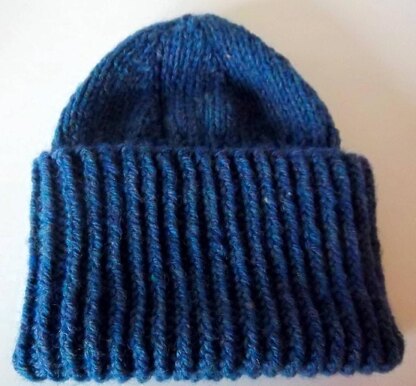 Easy Watch Cap With a Twist