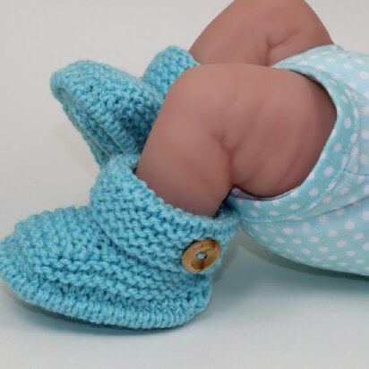Just For Preemies - One Button Booties