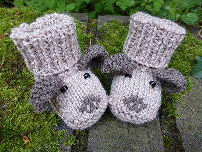 Puppy Dog Baby Booties