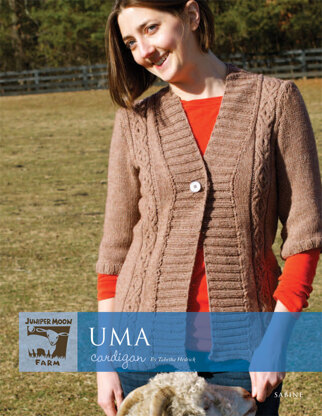 Uma Cardigan in Juniper Moon Sabine - JMF10-03 - Downloadable PDF