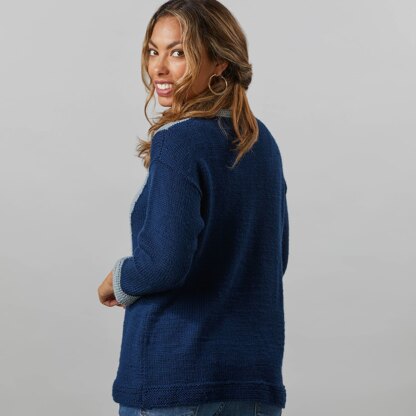 1273 - Chionodoxa  -  Sweater Knitting Pattern for Women in Valley Yarns Haydenville   by Valley Yarns