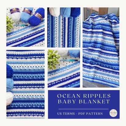 Ocean Ripples Blanket - US Terms