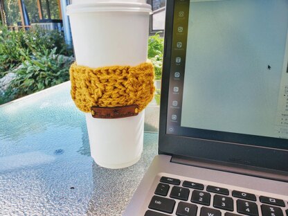 Leaf Me to My Coffee Cup Sleeve