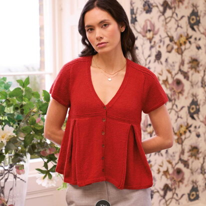 Pleat Top in Rowan Pure Alpaca PDF