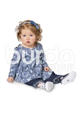 Burda Style Baby's Dress and Bodysuit B9347 - Paper Pattern, Size 3M-2