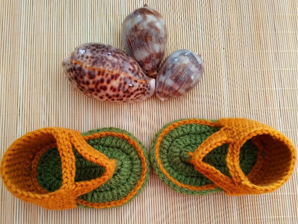 Baby Sandal Crochet pattern by Crafting Wheel LoveCrafts
