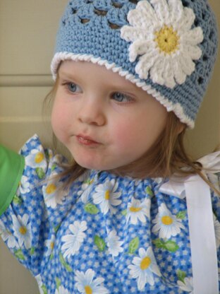 Spring Daisy Beanie