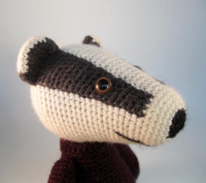 Blackberry the Badger Amigurumi