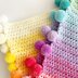 Little Gems Rainbow Pom Blanket