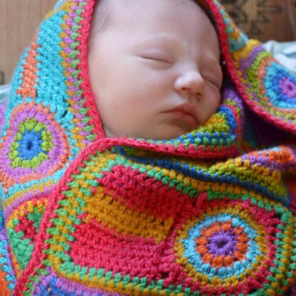 Baby Lollipops Crochet Blanket