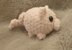 Crochet fluffy pig