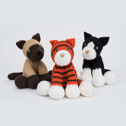 Dera-Cats in Deramores Studio - Downloadable PDF - knitting pattern