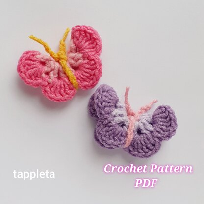 Small Butterfly Crochet Pattern