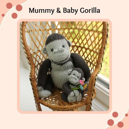 Mummy and baby Gorilla