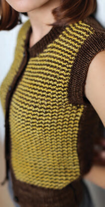 Vest in Ella Rae Lace Merino DK - ER6-01 - Downloadable PDF