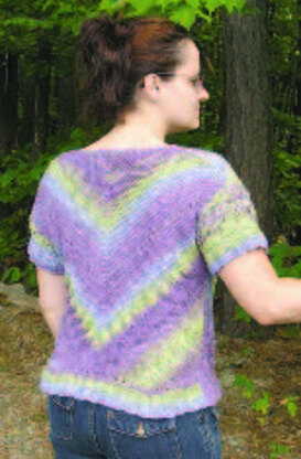 Slant on Nature Cardigan in Knit One Crochet Too Ty-Dy - 1514 - Downloadable PDF