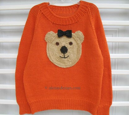 Bear Pom-Pom Pullover