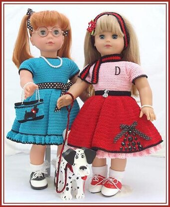 Bobbie Sox & Polka Dots for 18" dolls