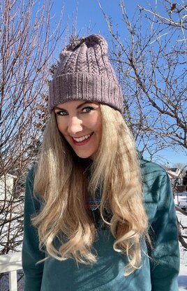 Lavender Land Beanie and Cowl