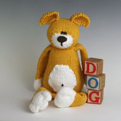 D is for Dog - knitting pattern