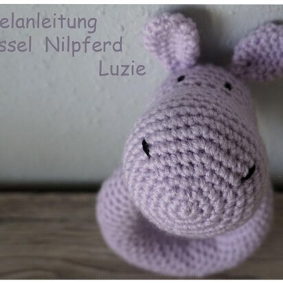 Amigurumi Häkelanleitung für das Rassel Nilpferd ♥