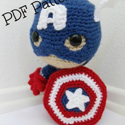 Captain America Sackboy Amigurumi