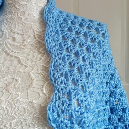 Crochet Periwinkle Cocoon Cardigan Pattern