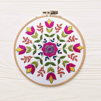 Stitchdoodles Floribunda! Floral Hand Embroidery Pattern