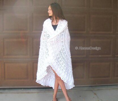 Floral Lace Afghan