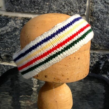 I Am Canadian, Headband - knitting pattern