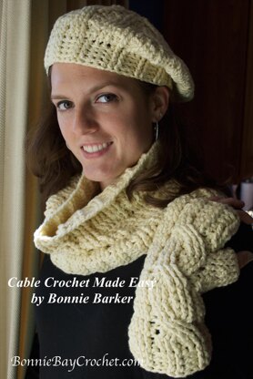 Cumulus Cabled Cowl, Hat & Cuffs