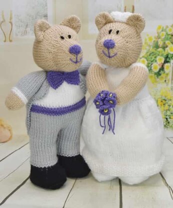 Bearly Wed Bride and Groom