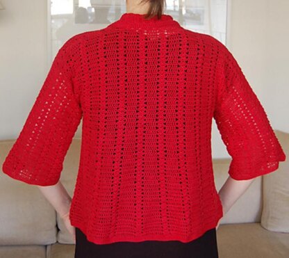 Easy Lace Jacket to Crochet