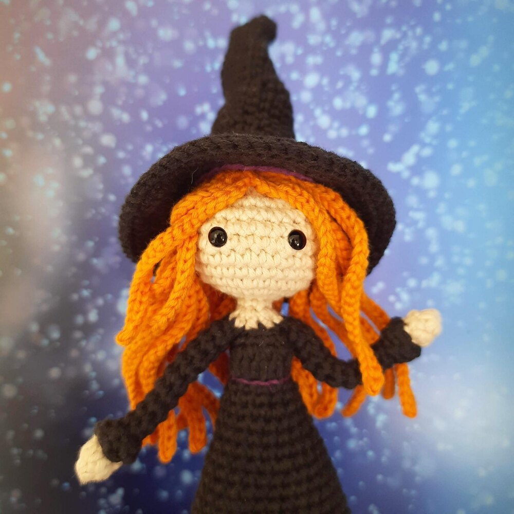 Free crochet cheap witch doll pattern