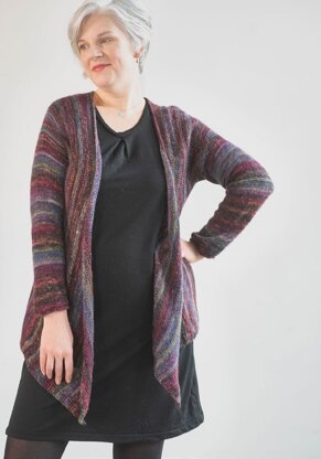 Annandale Cardigan in Berroco Millefiori Light Luxe - Downloadable PDF