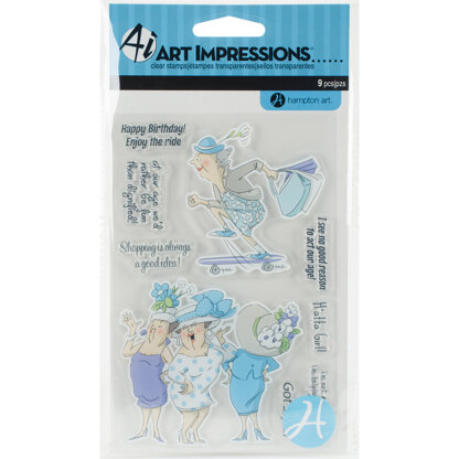 Hampton Art Art Impressions People Clear Stamps - Got Style