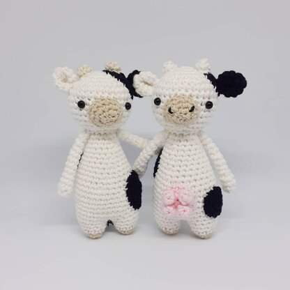 Mini Cow Crochet Amigurumi Pattern