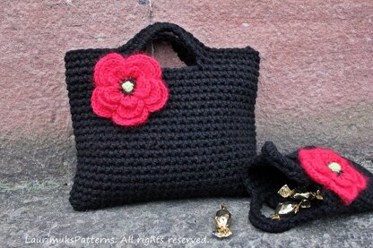 Mum and I poppy purses